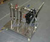 O múltiplo encena 180mm 50 máquina da filtragem do líquido do micro SS304