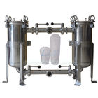 5 mícrons 304 alojamentos de filtro do saco de aço inoxidável para o sistema de tratamento líquido da água