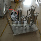 Máquina da filtragem do líquido do grupo 2.0Mpa SS316 da bomba de água do trole