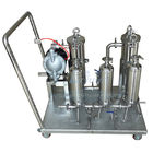 Máquina líquida de aço inoxidável diesel da filtragem do combustível 100psi SS3316L
