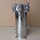 Filtragem industrial SUS304 6mm alojamento de filtro do cartucho de 5 mícrons multi