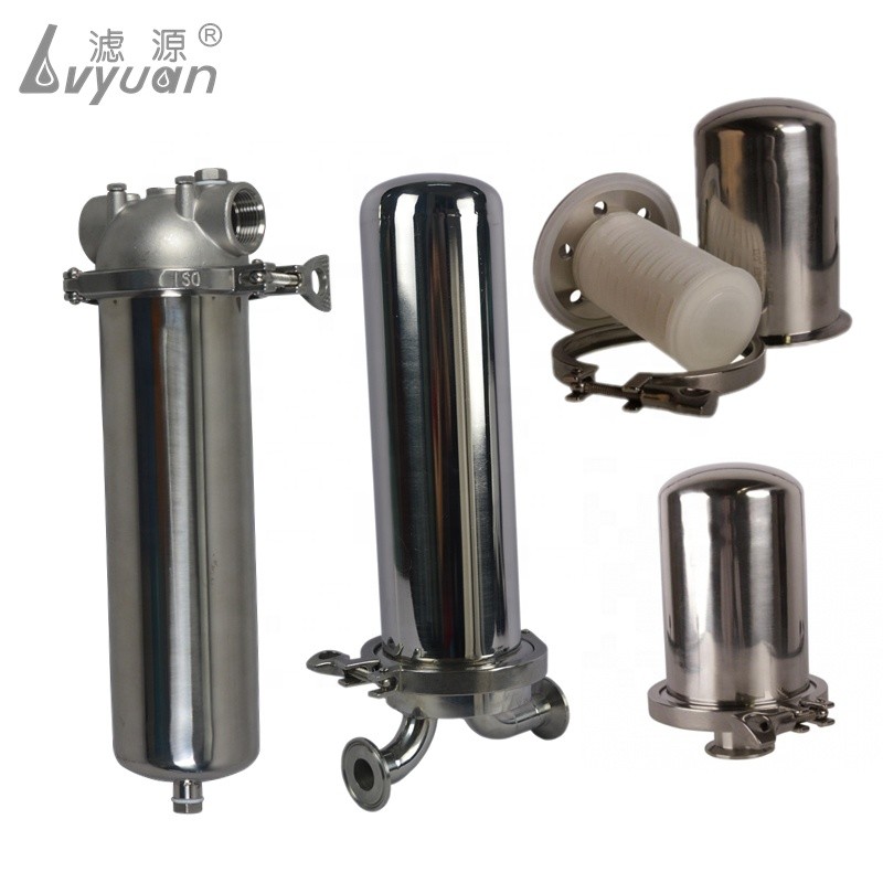 Alojamento de filtro de aço inoxidável cilíndrico do ar SUS304 de 1mm