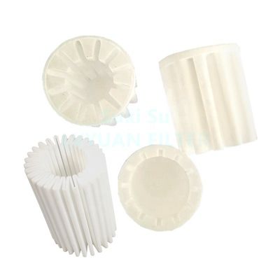 O copo plissado personalizado fábrica da flor dá forma ao filtro aglomerado de SPE PE plástico poroso