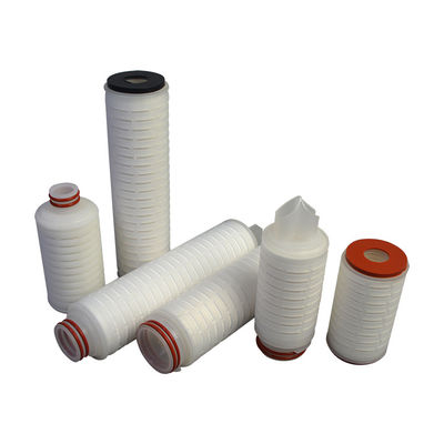 filtro em caixa plissado PP da identificação PTFE de 28mm com os 226 222 planos/aleta